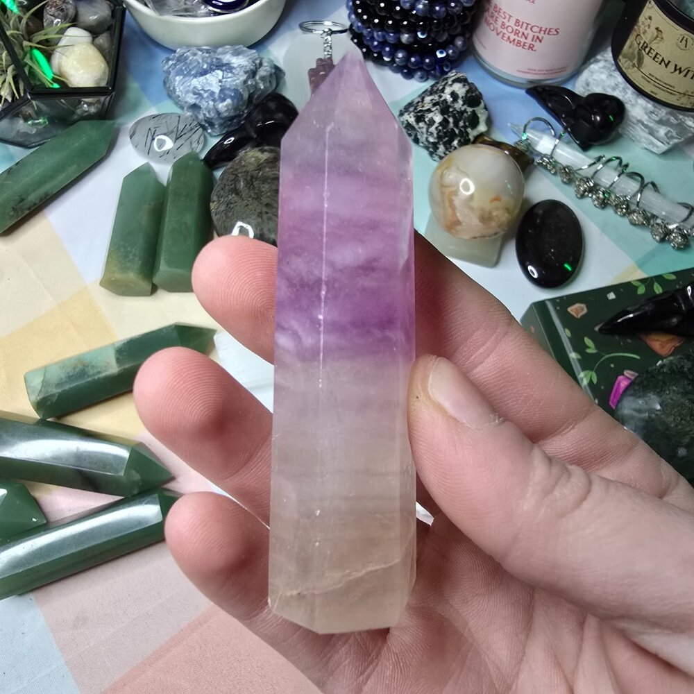 Fluorite Crystal Tower - Picture 2 of 4